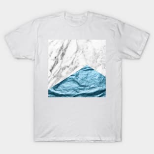 Teal marble T-Shirt